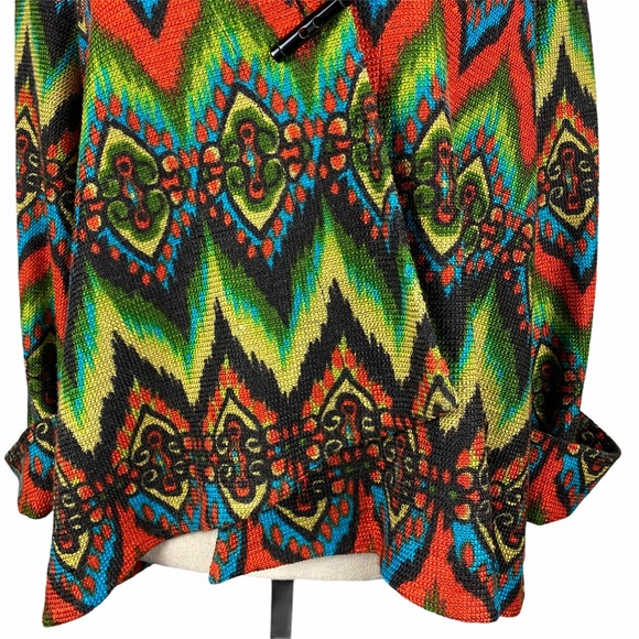 Bala Bala Multi Color Chevron Jacket Small - Picture 2 of 9